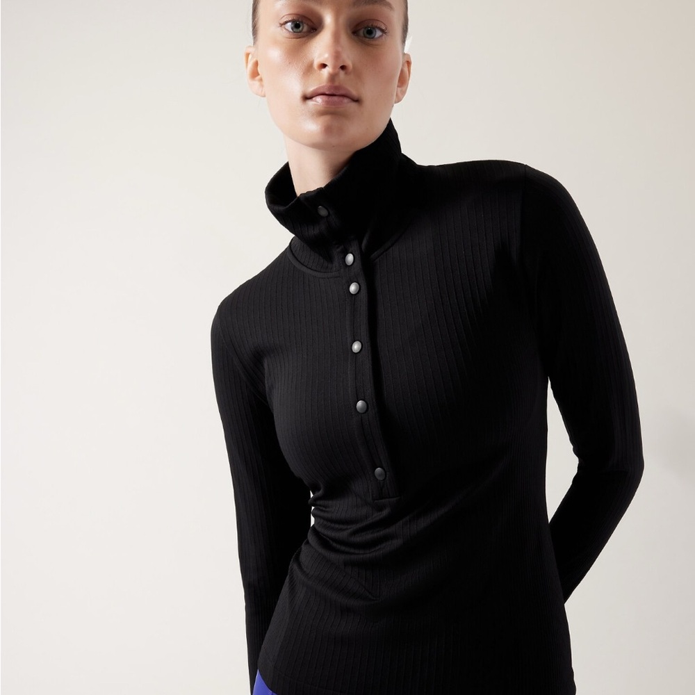 Athleta Flurry Seamless Henley Women's Shirt